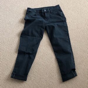 Mother distressed boyfriend jeans